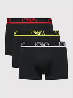 Majtki męskie - Emporio Armani Underwear Komplet 3 par bokserek 111357 1A715 73320 Czarny - grafika 1