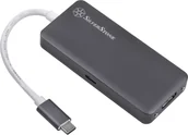 Adaptery i przejściówki - Adapter USB SilverStone SilverStone SST-EP14C - USB 3.1 Typ-C Gen1 auf HDMI, 3x USB 3.1 Gen 1 Type-A, 1x USB 3.1 Gen 1 Type-C PD 2.0 charging - miniaturka - grafika 1