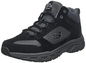 Trampki męskie - Skechers Oak Canyon Ironhide wysokie trampki męskie, Black Suede Mesh Pu Charcoal Trim, 40 EU - miniaturka - grafika 1