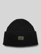 Czapki męskie - Czapka z mieszanki wełny z naszywką z logo model ‘WORKWEAR’ - miniaturka - grafika 1