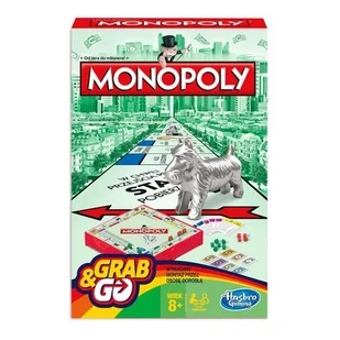 Hasbro Monopoly Grab and Go - Gry planszowe - miniaturka - grafika 1