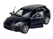 Samochody i pojazdy dla dzieci - WELLY PORSCHE CAYENNE 2 TURBO NOWY NIEBIESKI 1:34 43773 - miniaturka - grafika 1