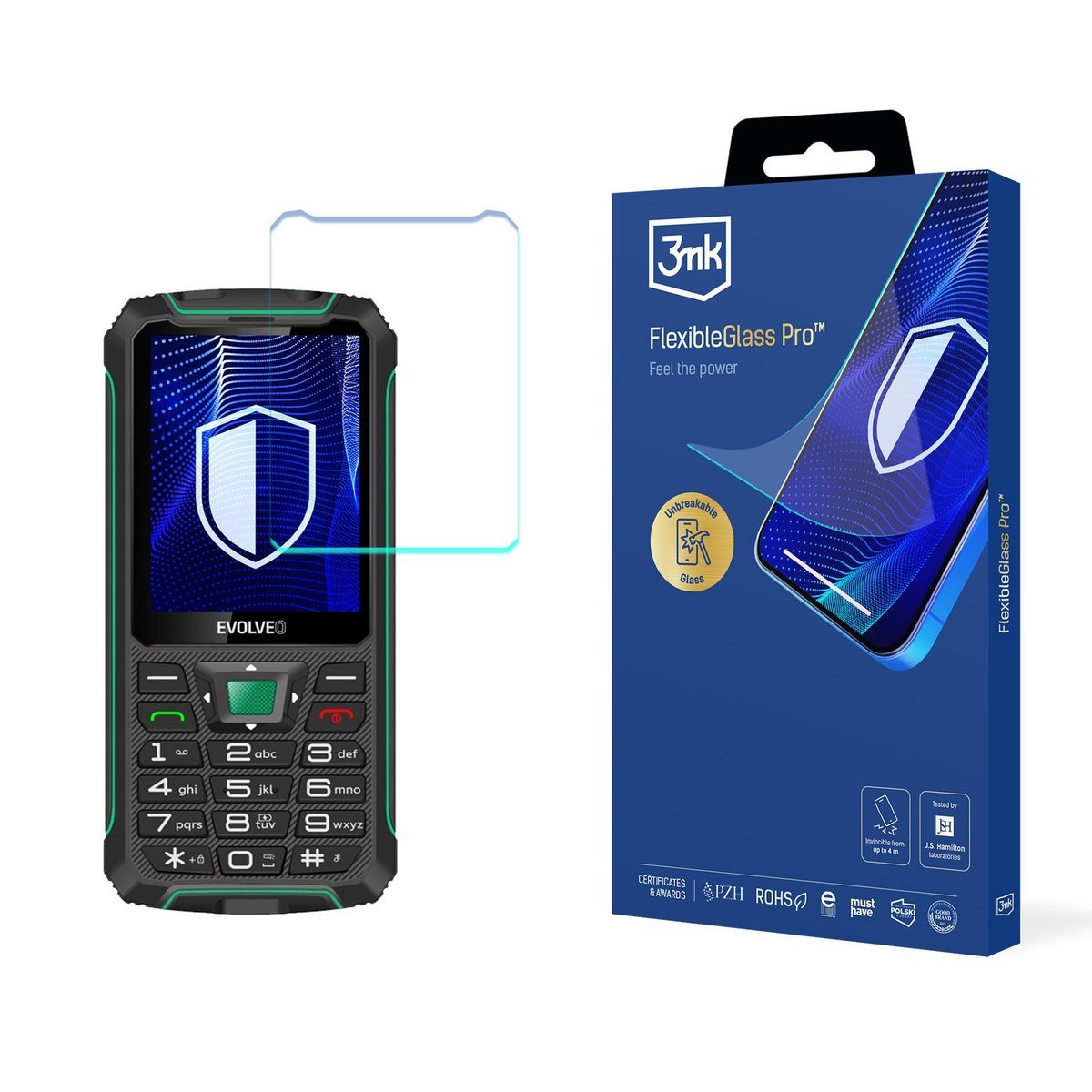 Szkło na ekran Evolveo StrongPhone W4 3mk FlexibleGlass Pro