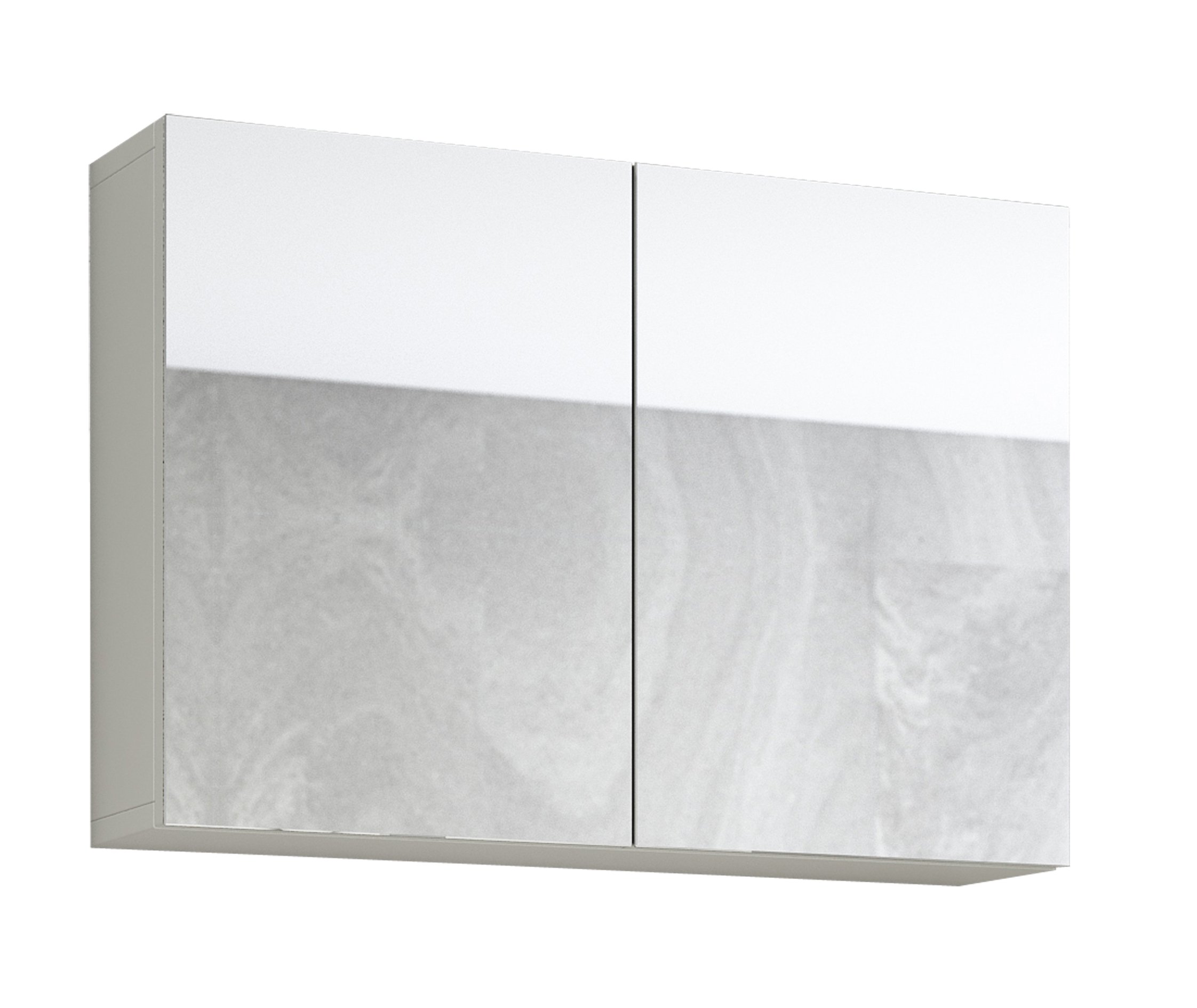 Flandu szafka łazienkowa z lustrem szafka z lustrem, biały.