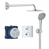 Akcesoria do armatury i ceramiki - Grohe 34734000 Grohtherm THM set shower square +shw.set - miniaturka - grafika 1
