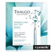 Maseczki do twarzy - Thalgo Thirst - Quenching Shot Mask Nawilżająco-remineralizująca maska w płachcie 20 ml - miniaturka - grafika 1