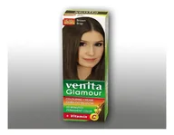 Farby do włosów i szampony koloryzujące - Venita Glamour, farba do włosów, 5/0 Brąz - miniaturka - grafika 1