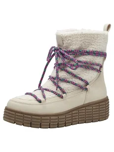 Tamaris Damskie buty 1-26479-43, modne kozaki, Ivory Combined, 40 EU, Ivory Combined, 40 EU - Kozaki damskie - miniaturka - grafika 1