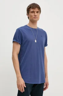 G-Star Raw t-shirt bawełniany x Sofi Tukker męski kolor niebieski gładki - Koszulki męskie - miniaturka - grafika 1