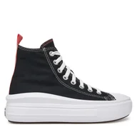 Buty dla dziewczynek - Trampki Converse CHUCK TAYLOR ALL STAR MOVE PLATFORM 271716C Czarny - miniaturka - grafika 1