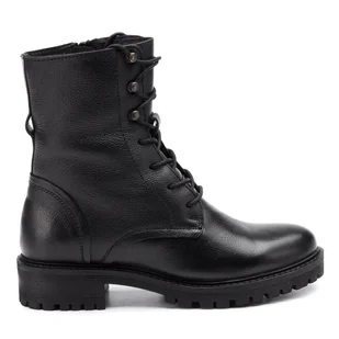 Trapery Geox D Hoara E D94FTE 00085 C9999 Czarny - Botki damskie - miniaturka - grafika 1