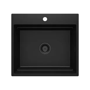 DEANTE MAGNETIC Zlewozmywak granitowy magnetyczny 1-komorowy Nero ZRM_N10A - Specjalistyczny sklep - Raty 0% - Kup z PayPo i zapłać za 30 dni - Zlewozmywaki - miniaturka - grafika 1