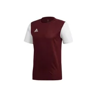 Koszulki dla chłopców - Koszulka dla dzieci adidas Estro 19 Jersey Junior bordowa DP3239 - miniaturka - grafika 1