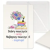 Notesy i bloczki - NOTES Z GUMKĄ A5 PREZENT NA DZIEŃ NAUCZYCIELA WZÓR - miniaturka - grafika 1