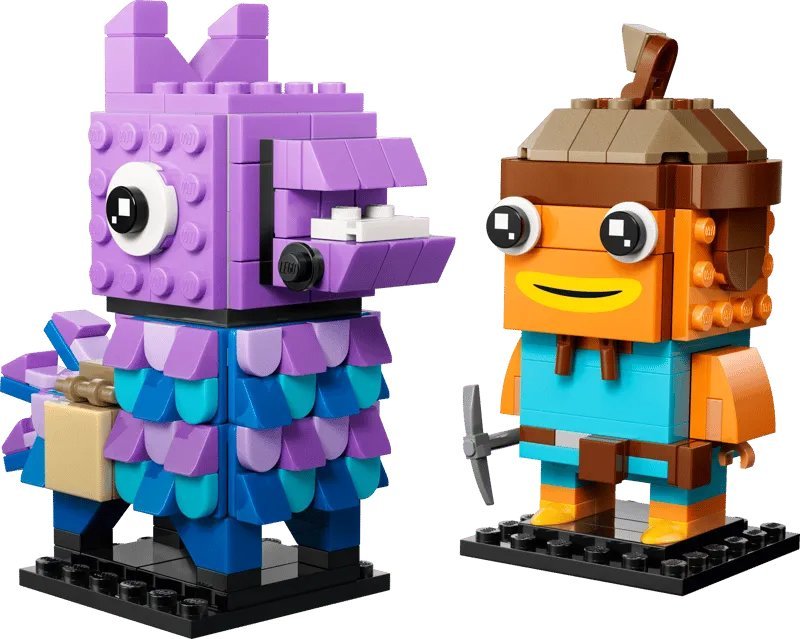 LEGO BrickHeadz 40881 Lama Zaopatrzeniowa i Palucha Rybnego