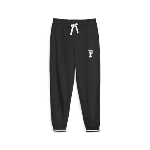 Damskie Spodnie PUMA PUMA SQUAD SWEATPANTS FL 62149101 – Czarny - Spodnie damskie - miniaturka - grafika 1