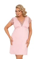Piżamy ciążowe - Koszulka Celine Plus Power Pink Powder Pink (Rozmiar 48) - miniaturka - grafika 1