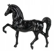 Świeczniki - ŚWIECZNIK KOŃ żywica syntetyczna CZARNY - miniaturka - grafika 1