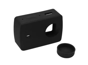 SILIKONOWA OBUDOWA pokrowiec na XIAOMI YI2 4K etui - Kamery sportowe - miniaturka - grafika 1