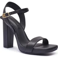 Sandały damskie - Tommy Hilfiger Skórzane sandały - miniaturka - grafika 1