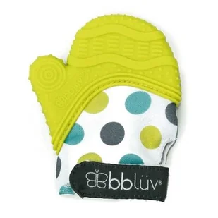 BABY&TRAVEL BBluv Rękawica - gryzaczek Gluv limonkowa, 1szt. - Gryzaki dla dzieci - miniaturka - grafika 1