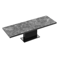 Stoły - Stół rozkładany MODICA Venatino Dark MAT/HG + Czarny HG - miniaturka - grafika 1
