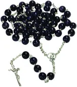 Różańce - Srebrny różaniec z nocą kairu - miniaturka - grafika 1