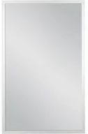 Lustra - Lustro łazienkowe w srebrnej ramie aluminiowej 50x80cm - miniaturka - grafika 1