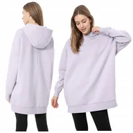 Bluzy damskie - BLUZA damska 4F OVERSIZE z kapturem BLD028 XS - miniaturka - grafika 1