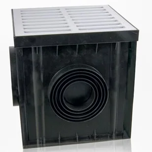 Studnia 300 x 300 krata PVC A15 popiel ø75, 90, 110, 125, 140, 160 cm MAXPOL - Rynny i akcesoria - miniaturka - grafika 1