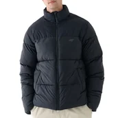 Kurtki i kamizelki sportowe męskie - Kurtka 4F WAW24TDJAM48520S - czarna - miniaturka - grafika 1