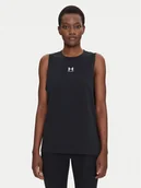 Koszulki i topy damskie - Under Armour Koszulka techniczna Rival Muscle 1383659 Czarny Regular Fit - miniaturka - grafika 1