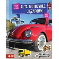 Książki edukacyjne - Zielona Sowa Uczę się, bawię, przyklejam. Auta, motocykle, ciężarówki praca zbiorowa - miniaturka - grafika 1