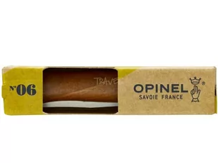 Opinel N 06 Stainless Steel Walnut Handle nóż, beżowy, One Size 002025 - Akcesoria turystyczne - miniaturka - grafika 1