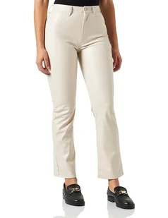 7 For All Mankind Spodnie damskie Easy Slim, biały, 27 - Spodnie damskie - miniaturka - grafika 1