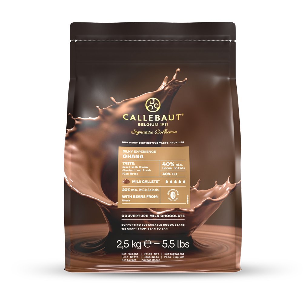Callebaut czekolada mleczna Ghana 40% 2,5kg