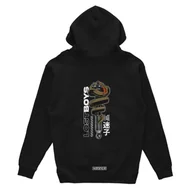 Odzież do sportów motorowych - Czarna bluza z kapturem SNAKE COILOVER-M - miniaturka - grafika 1