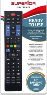 Pilot RTV LG Universalus nuotolinio valdymo pultas, skirtas išmaniesiems televizoriams LG, Samsung, Sony i - Piloty - miniaturka - grafika 1