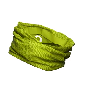 COMPRESSPORT Termiczna chusta biegowa 3D THERMO ULTRALIGHT HEADTUBE limonkowa - Czapki i chusty sportowe damskie - miniaturka - grafika 2