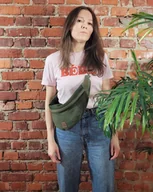 Nerki - Nerka Haru zielona ekoskóra mix vegan - miniaturka - grafika 1