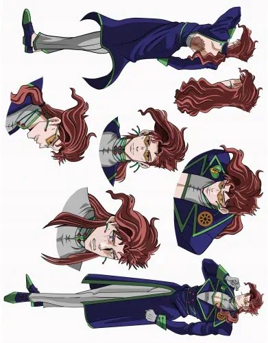 Plakat Anime JoJo no Kimyou na Bouken JOJO_069 A3 Custom Manga