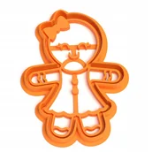 Formy do ciast - Foremka Piernikowa dziewczynka Ludzik Święta - miniaturka - grafika 1