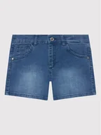 Spodenki damskie - Guess Szorty jeansowe J0BD09 D4H20 Niebieski Regular Fit - miniaturka - grafika 1