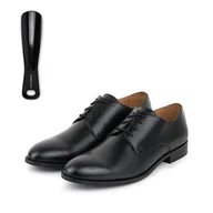 Półbuty męskie - Czarne skórzane buty męskie, wizytowe Pako Lorente roz. 42 - miniaturka - grafika 1