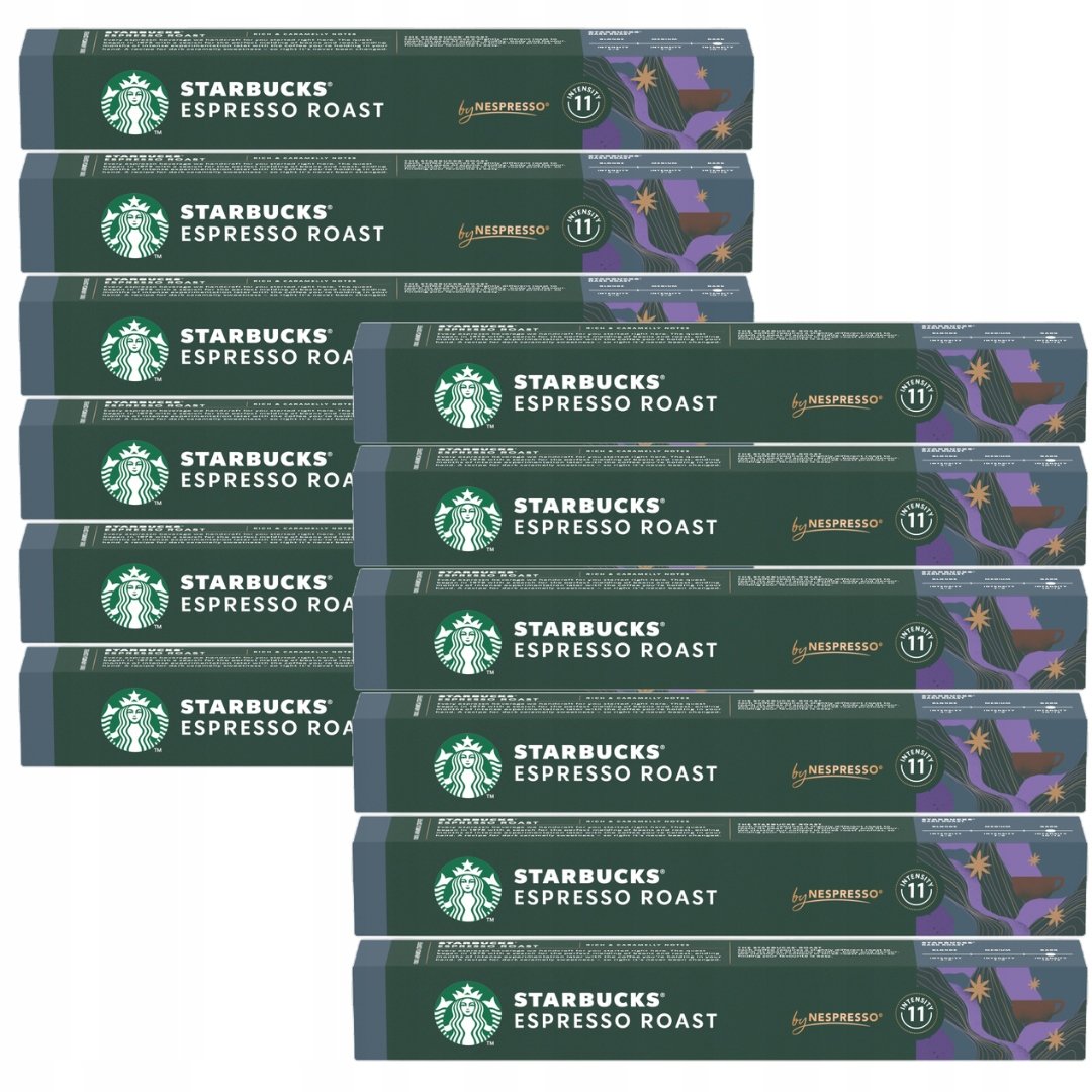 Starbucks Nespresso Espresso Roast 120 kapsułek 12x 57g