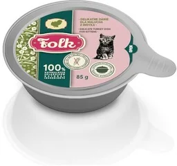 Folk karma mokra dla kota delikatne danie dla malucha z indyka 85g - Mokra karma dla kotów - miniaturka - grafika 1