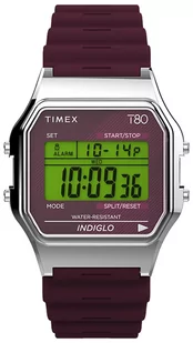 Zegarek Zegarek Timex TW2V41300 T80 34mm - Zegarki damskie - miniaturka - grafika 1