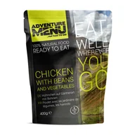 Szybkie dania obiadowe - Adventure Menu Danie gotowe ADVENTURE MENU Kurczak z fasolą i warzywami 400g - miniaturka - grafika 1