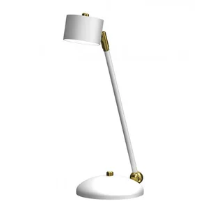 Czarno-złota lampka biurkowa z abażurem - 4X N021 R8-C45 - Lampy stojące - miniaturka - grafika 1