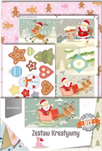Zestaw kreatywny świąteczny klasyczny - Szkolne artykuły papiernicze - miniaturka - grafika 1